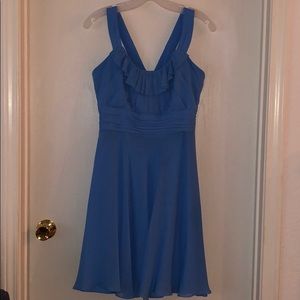 Was a bridesmaids dress from David’s bridal lined